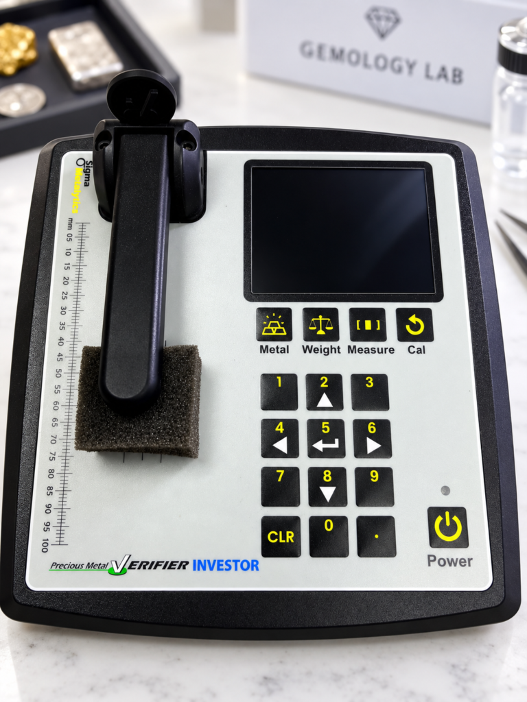 Professional diamond grading microscope and gemological equipment at Pro Diamond Buyers